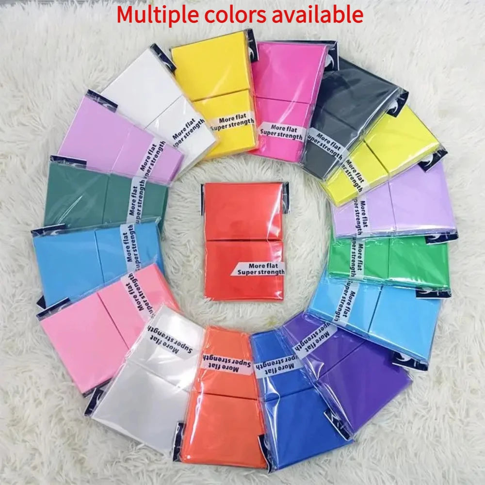 Sleeves / Protetores de Cartas – Pack com 100 Unidades – Diversas Cores